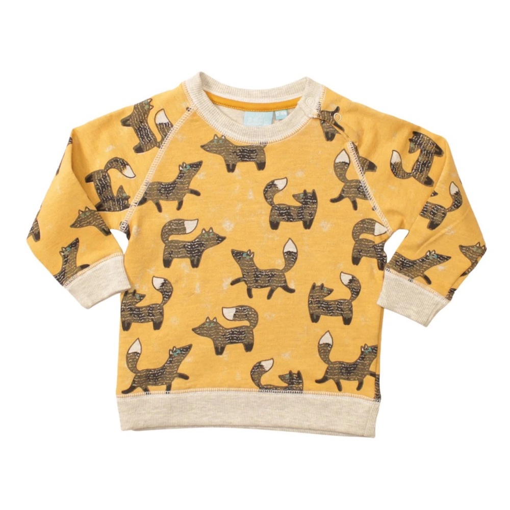 Fox Print Pullover